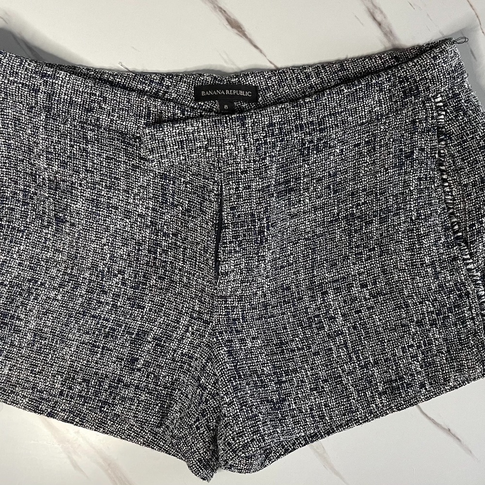 Banana Republic suede formal shorts